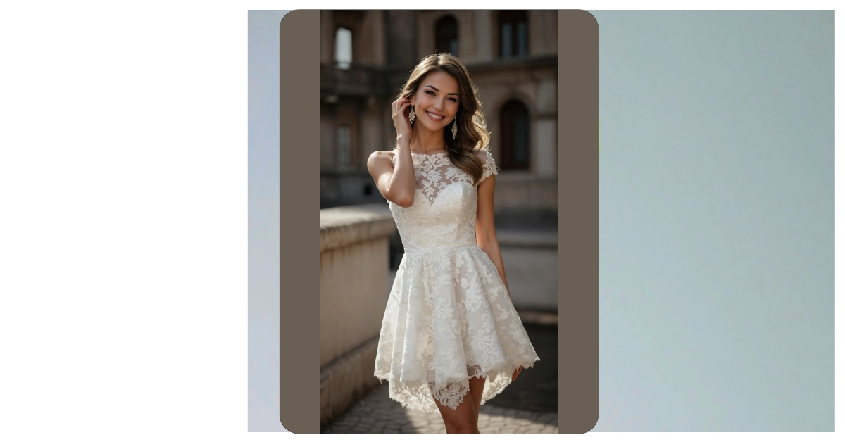 Dazzling Choices: 7 Short Second Wedding Dress Ideas for Your Big Day