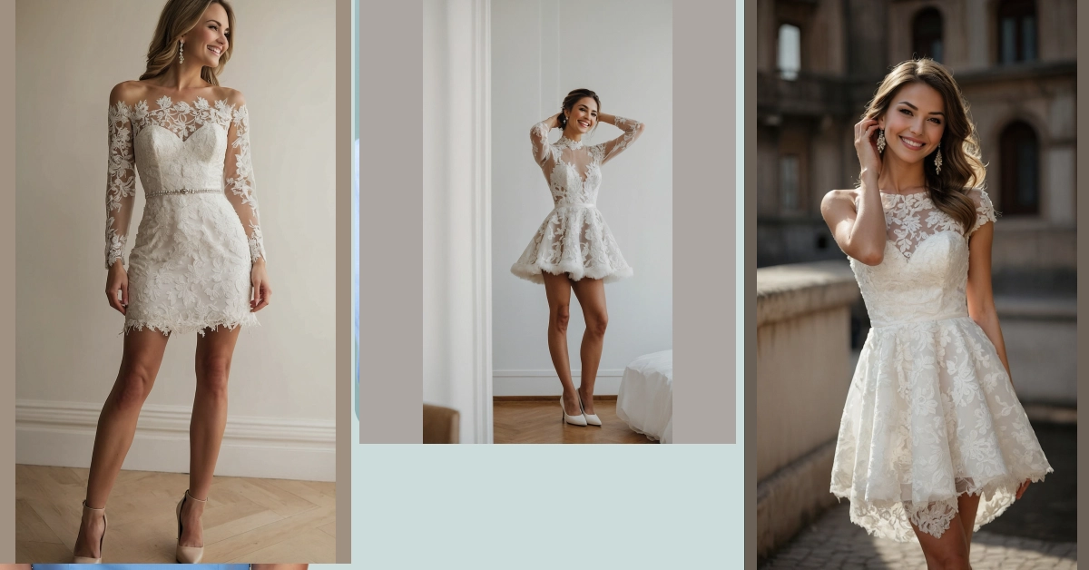 Dance into Love: 7 Playful Short Wedding Dress Ideas for Your Second I Do