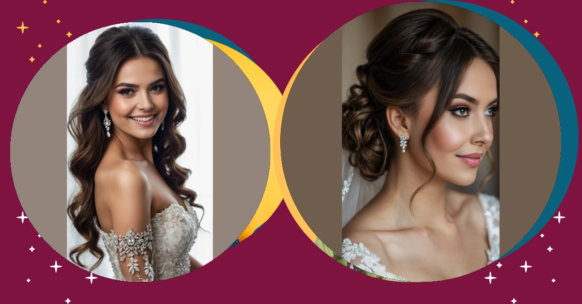 Flaunt Your Fabric: Wedding Hairstyles that Match Your Skirt
